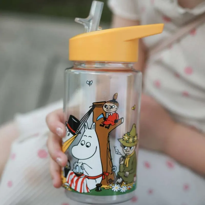 Bild 2 för Rätt Start Mumin Picknick Vattenflaska (Gul)