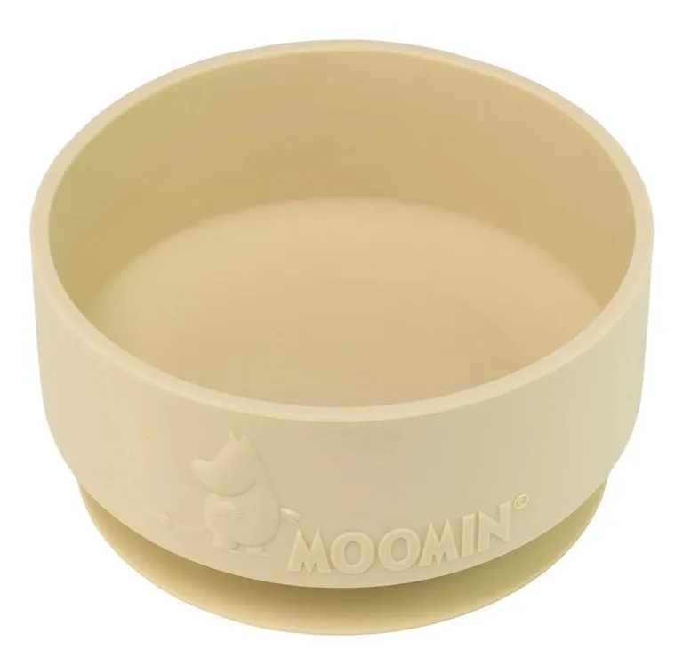 Bild 1 för Rätt Start Mumin Skål med Sugkopp Silikon (Latte Beige)