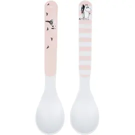 Produktfoto för Rätt Start Mumin Vatten & Bad Skedar 2-pack (Rosa)