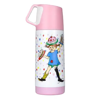 Produktfoto för Rätt Start Pippi Långstrump Födelsedag Termos 350 ml (Rosa)