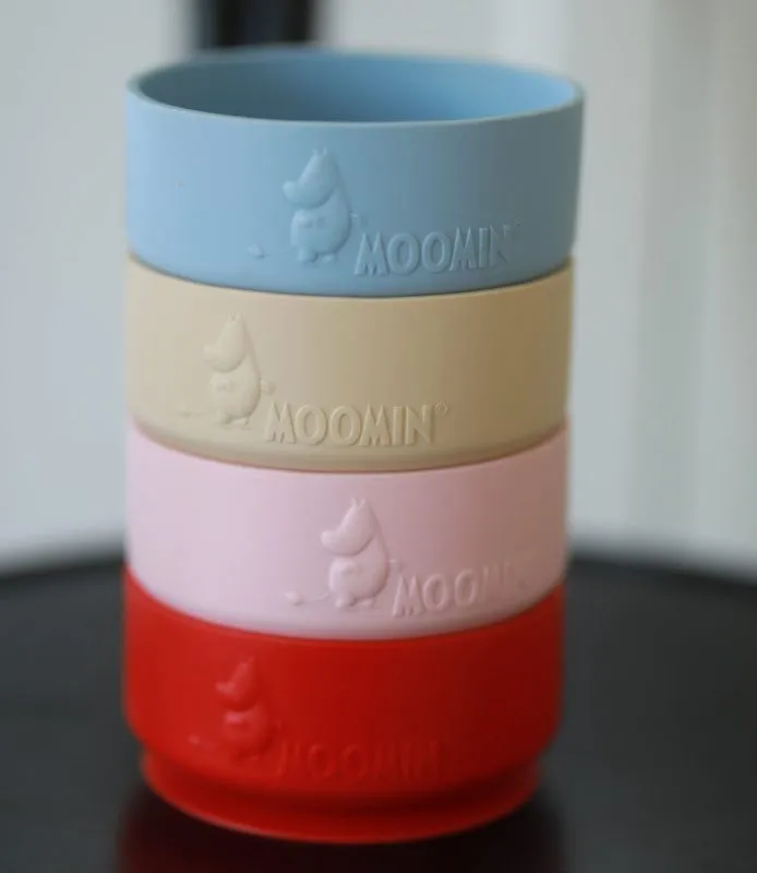 Bild 2 för Rätt Start skål i silikon med sugkopp, Mumin rosehip pink