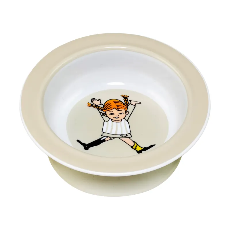 Alternativ bild 0 för Rätt Start skål med sugkopp, Pippi cirkus beige