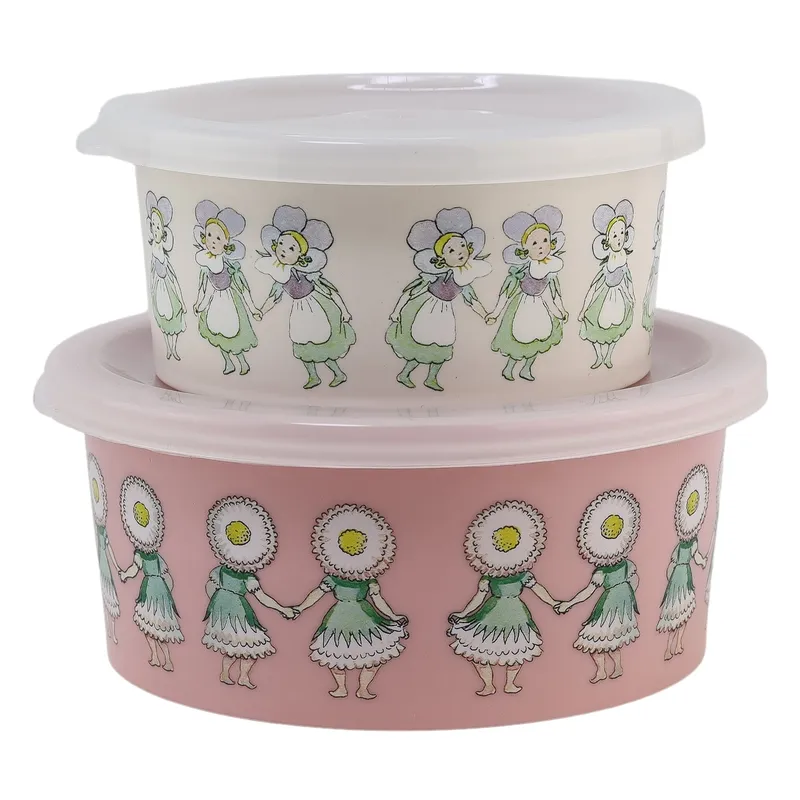 Bild 2 för Rätt Start snackbox 2-pack, Elsa Beskow Blomsterfesten