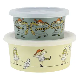 Produktfoto för Rätt Start snackbox 2-pack, Pippi Cirkus