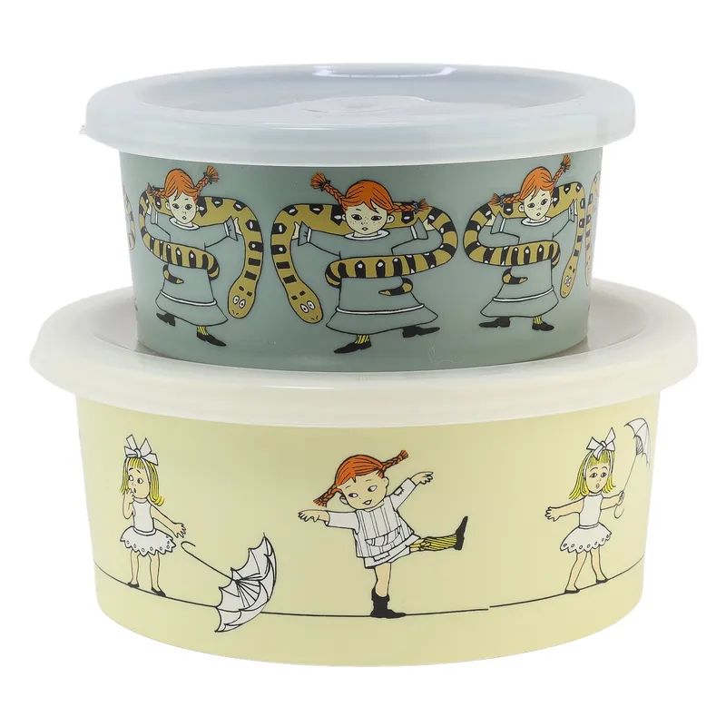 Bild 2 för Rätt Start snackbox 2-pack, Pippi Cirkus