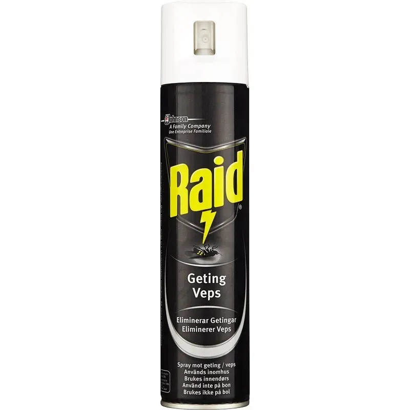 Alternativ bild 0 för RAID GETINGSPRAY BY RADAR 0,3L | Beijerbygg Byggmaterial