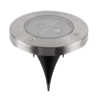Produktfoto för Ranex RA-5000389, Markbelysning utomhus, Rostfritt stål, Rostfritt stål, IP44, Trädgård, 1 lampor