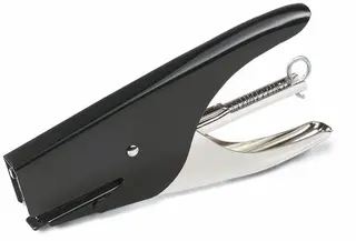 Produktfoto för Rapid Häfttång Supreme S51, nr 21-klamrar, 15 arks kapacitet, metall, svart