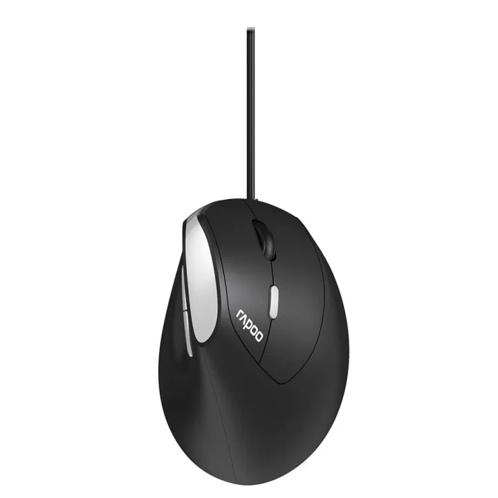 Alternativ bild 0 för RAPOO EV200 mouse - Ergonomisk mus - Optisk / gyroskopiska - 6 knappar - Svart