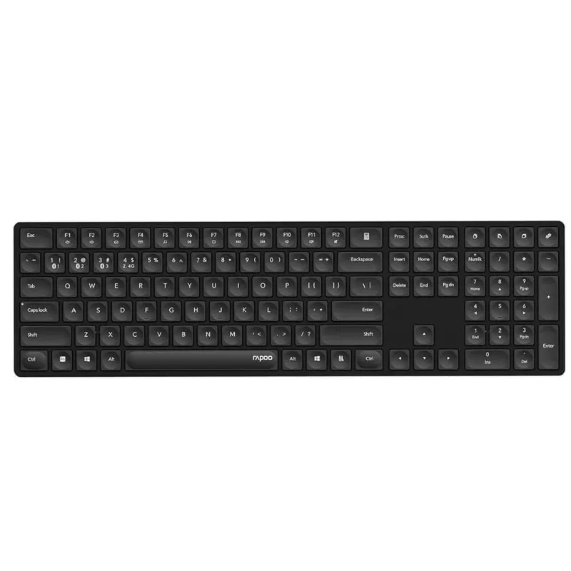 Alternativ bild 0 för RAPOO Tangentbord E8020 Multi-Mode Trådlös Ultra-Slim