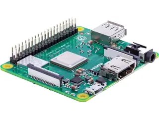 Produktfoto för Raspberry Pi 3 Model A+ - Dator med ett kort - Broadcom BCM2837B0 / 1.4 GHz - RAM 512 MB - 802.11a/b/g/n/ac, Bluetooth 4.2