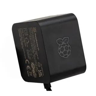 Produktfoto för Raspberry Pi 5 tillbehör 27W USBC strömförsörjning svart