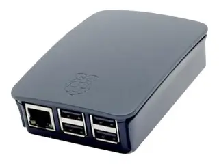 Produktfoto för Raspberry Pi - Fodral - ABS-plast - svart/grå