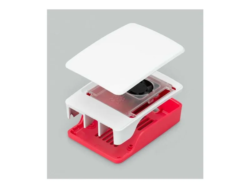 Alternativ bild 0 för Raspberry Pi® SBC-kapsling Lämplig för: Raspberry Pi® 5 B Svart