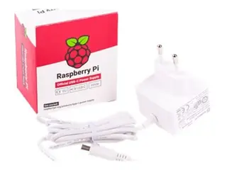 Produktfoto för Raspberry Pi - Strömadapter - AC 115/230 V - vit - för Raspberry Pi 4 Desktop Kit, 4 Model B, 4 Model B Starter Kit, 4 Starter Kit