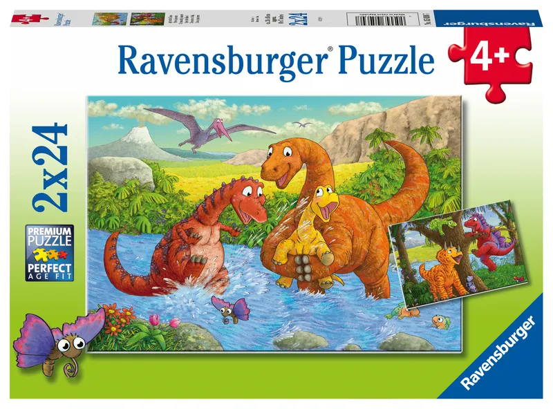 Alternativ bild 0 för Ravensburger 00.005.030, 24 styck, Dinosaurier, 4 År