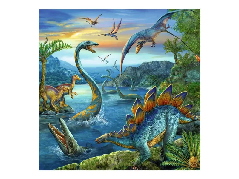 Alternativ bild 0 för Ravensburger Dinosaur Facination 3x49p