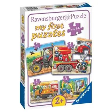 Alternativ bild 0 för Ravensburger Hard At Work 2/4/6/8p