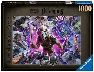Produktfoto för Ravensburger Marvel Villainous: Killmonger, 1000 styck, Serietidning, 14 År
