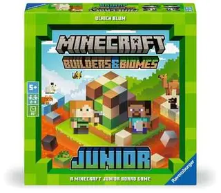 Produktfoto för Ravensburger Minecraft Builder & Biomes Junior
