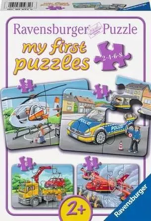 Alternativ bild 0 för Ravensburger My Emergency Vehicles 2/4/6/8p