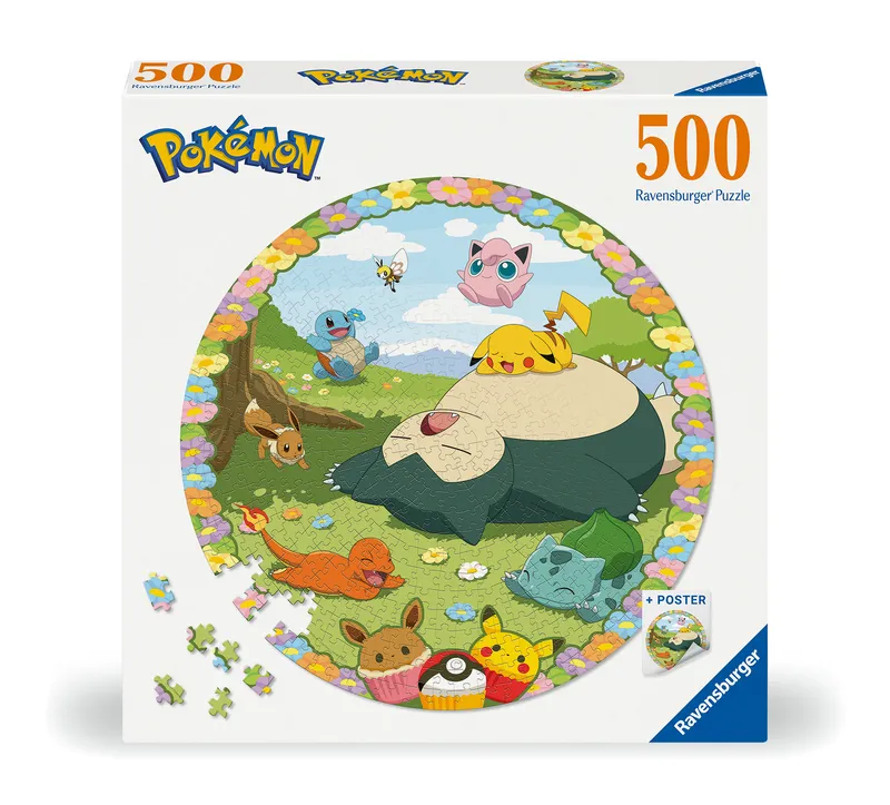 Alternativ bild 0 för Ravensburger - Pussel blommande Pokémon 500p