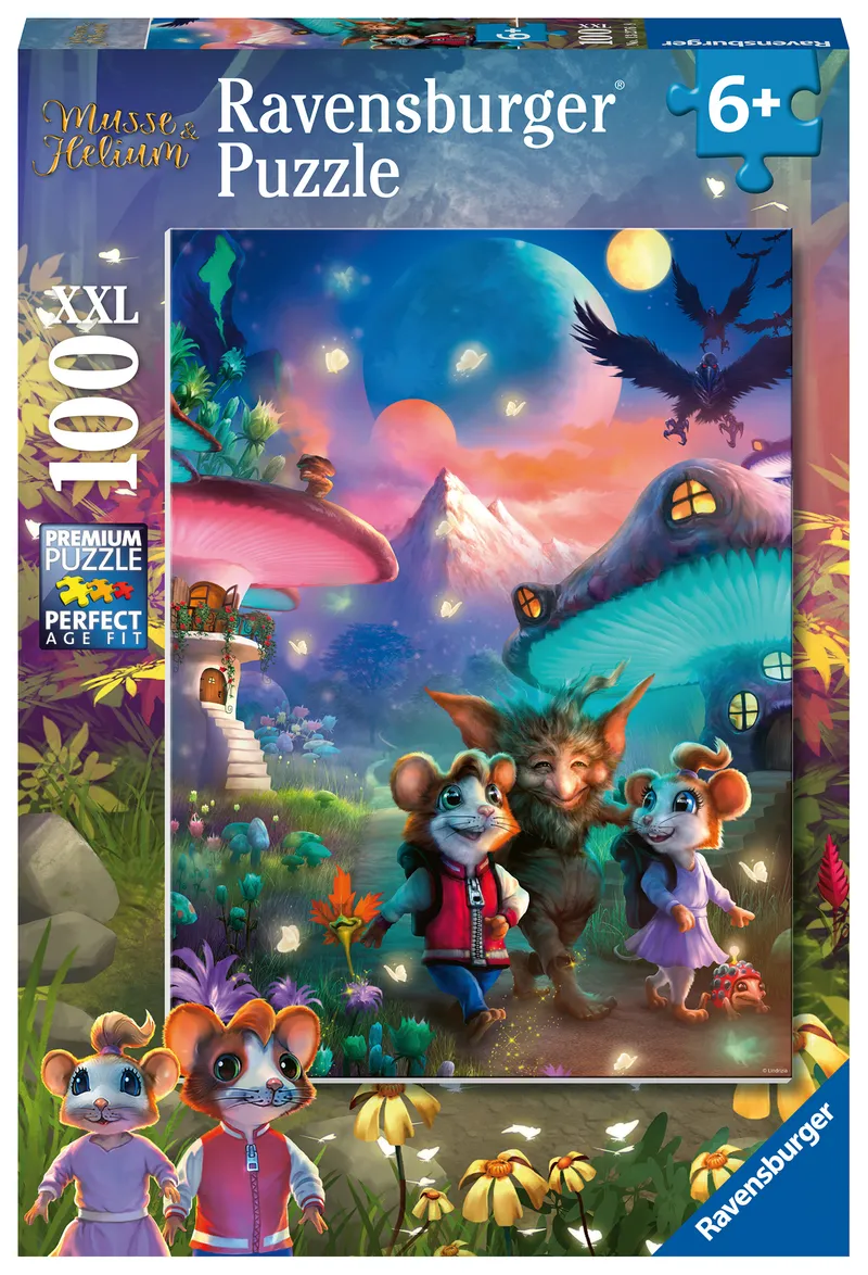 Alternativ bild 0 för Ravensburger Pussel XXL Musse & Helium 3 (100-bitar)