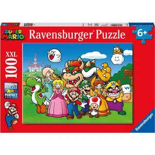 Produktfoto för Ravensburger Super Mario Fun 100 Teile XXL, 100 styck, Videospel, 6 År
