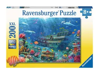 Produktfoto för Ravensburger XXL - Undervattensäventyr - pussel - 200 delar
