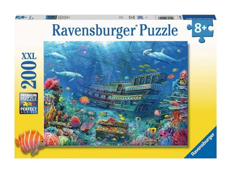 Alternativ bild 0 för Ravensburger XXL - Undervattensäventyr - pussel - 200 delar