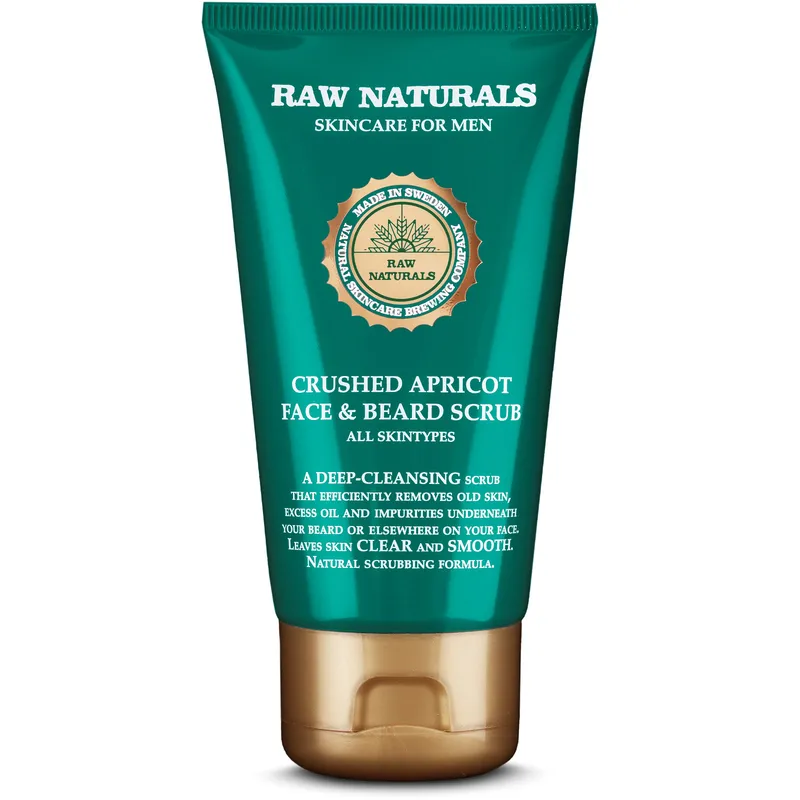 Bild 2 för Raw Naturals Crushed Apricot Face & Beard Scrub