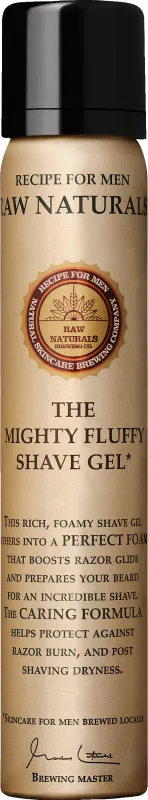 Alternativ bild 0 för Raw Naturals Recipe For Men The Mighty Fluffy Shave Gel  75 ml