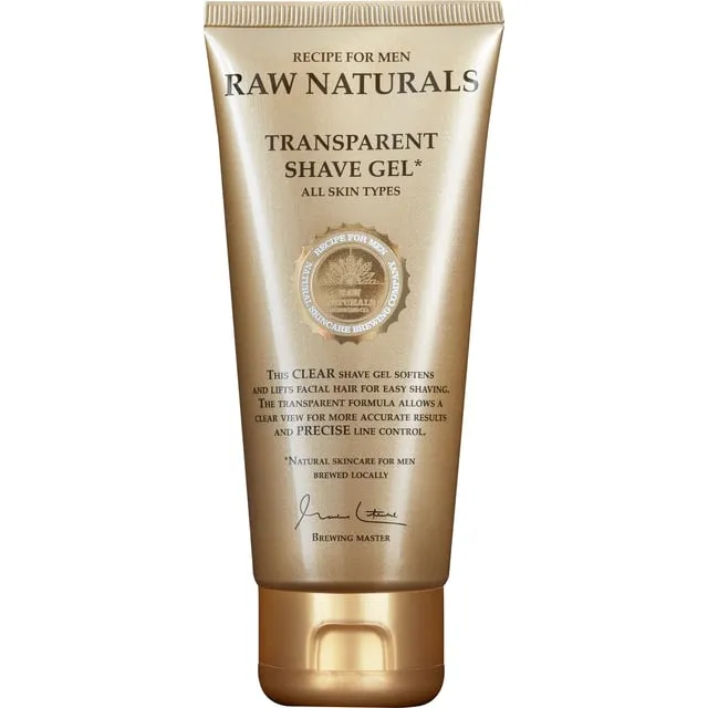 Alternativ bild 0 för Raw Naturals   Transparent Shaving Gel 100 ml