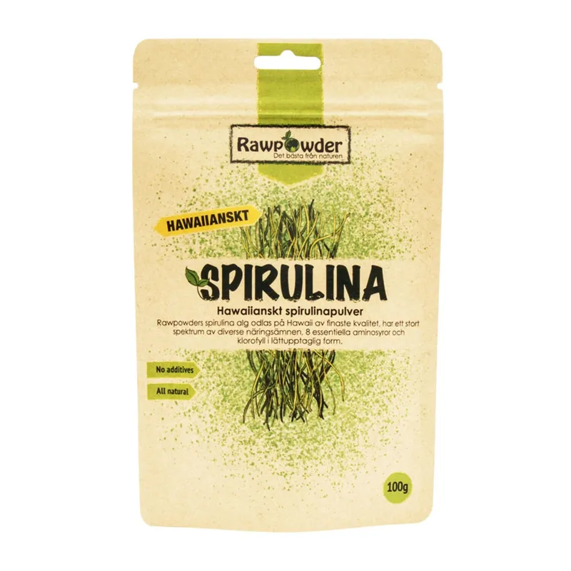 Bild 2 för Rawpowder Hawaiianskt Spirulinapulver 100 g