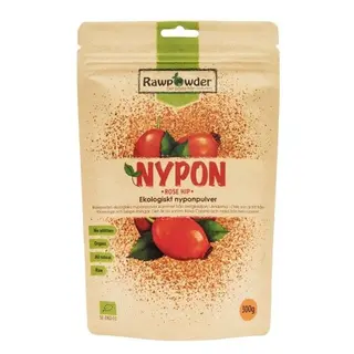 Produktfoto för Rawpowder Nyponpulver 300 g