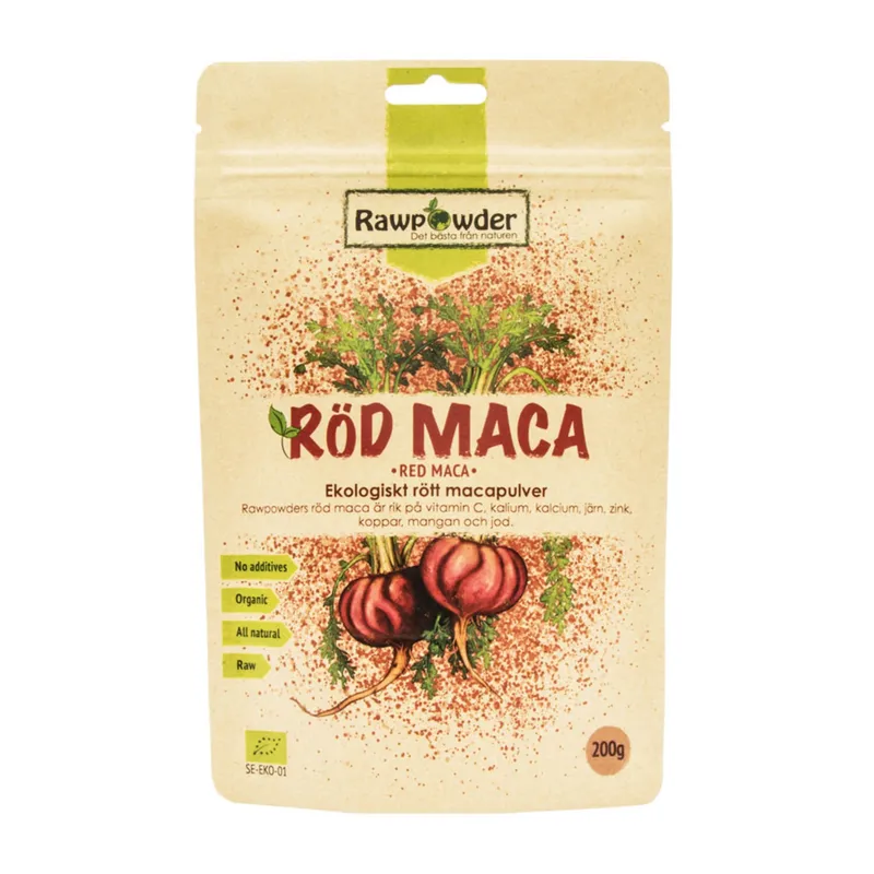 Bild 2 för Rawpowder Röd Macapulver 200 g