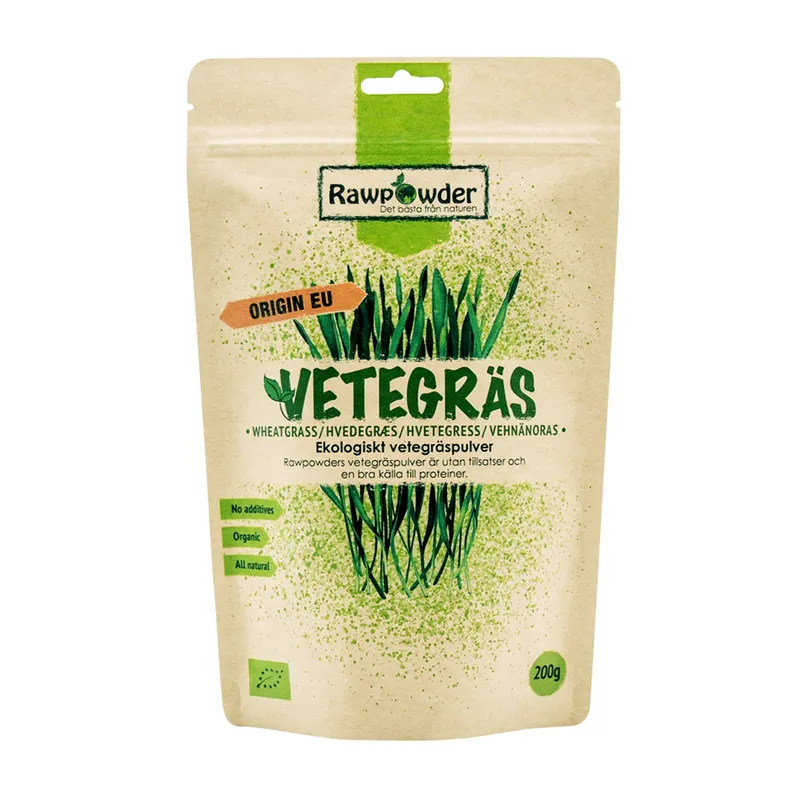 Bild 2 för Rawpowder Vetegräs 200 g