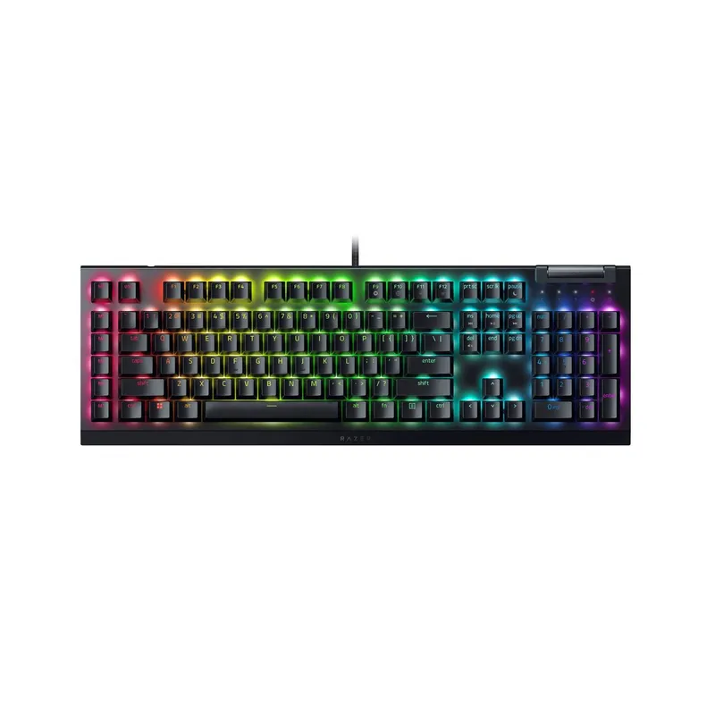 Bild 1 för Razer BLACKWIDOW V4 X - GREEN SWITCH - Gaming Tangentbord - Nordisk - Svart