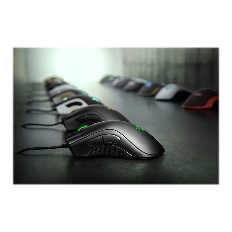 Bild 2 för Razer DeathAdder Essential - Mus - ergonomisk - högerhänt - optisk - 5 knappar - kabelansluten - USB