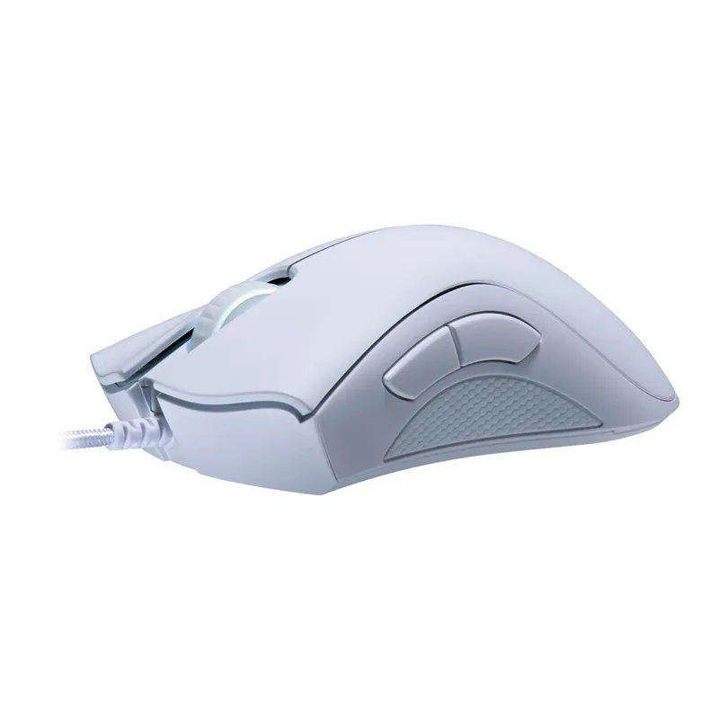 Bild 2 för Razer DeathAdder Essential - Mus - ergonomisk - högerhänt - optisk - 5 knappar - kabelansluten - USB vit
