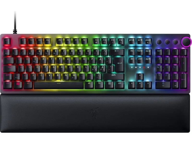 Alternativ bild 0 för Razer Huntsman V2 Kabelansluten Nordisk Tangentbord