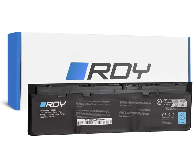 Alternativ bild 0 för RDY Laptop Batteri WD52H GVD76 till Dell Latitude E7240 E7250
