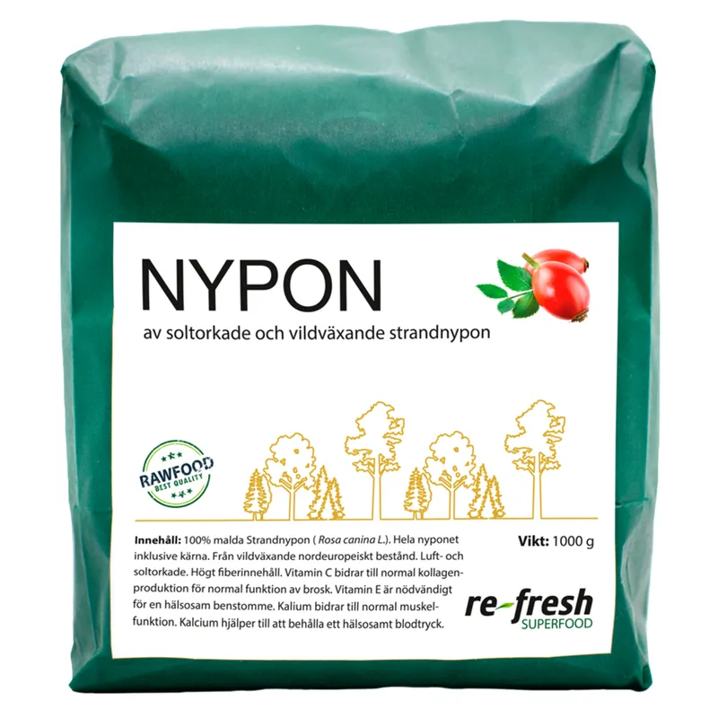 Bild 2 för Re-fresh Superfood Nyponpulver finmalt 1 kg