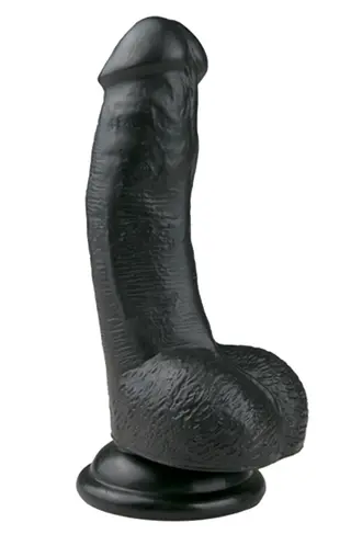 Produktfoto för Realistisk Svart Dildo -15 cm