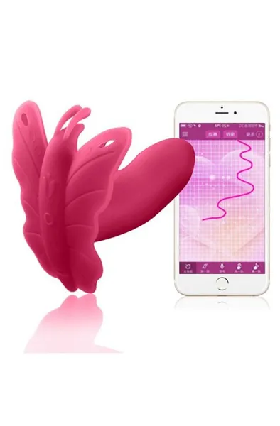 Bild 2 för Realov: Lydia I, Smart Butterfly Vibe, rosa