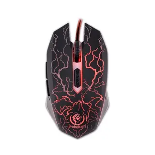 Produktfoto för Rebeltec Diablo - mouse - USB - Mouse - Optic - 6 knappar - Svart