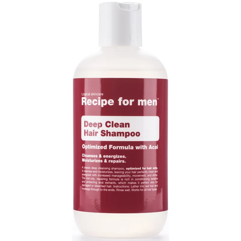 Bild 2 för Recipe for men Deep Cleansing shampoo