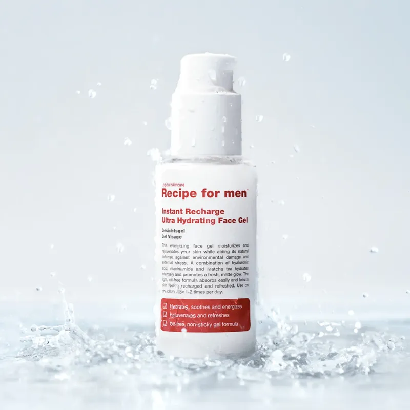 Bild 3 för Recipe For Men Instant Recharge Ultra Hydrating Face Gel