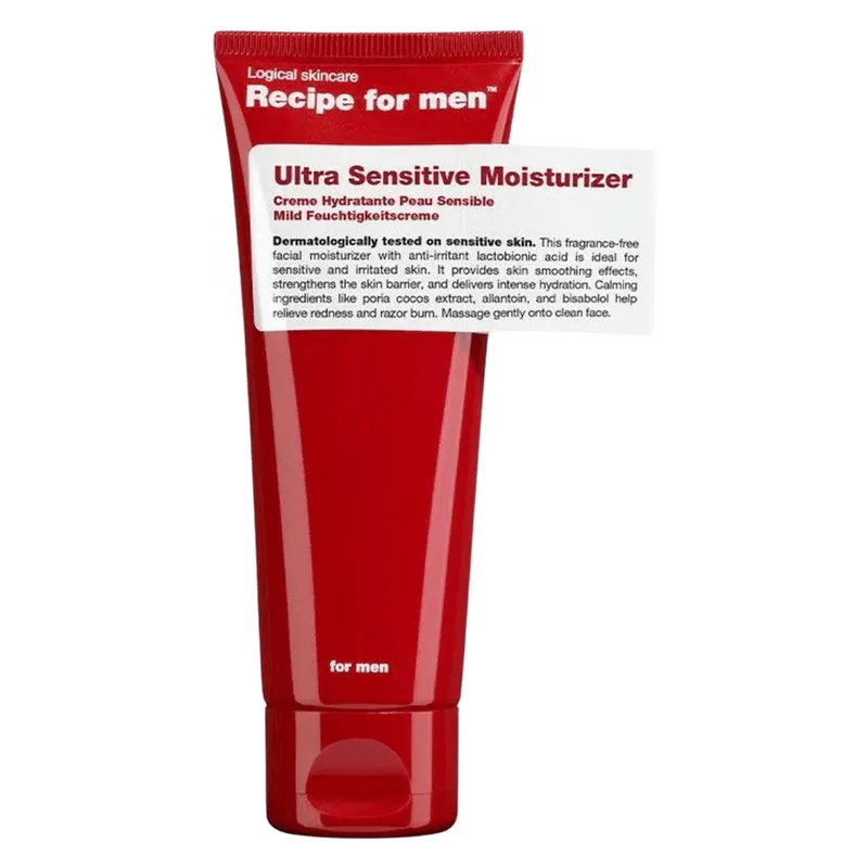 Bild 1 för Recipe for men Ultra Sensitive Moisturizer