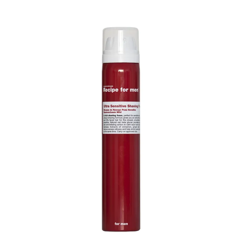 Bild 2 för Recipe for men Ultra Sensitive Shaving Foam